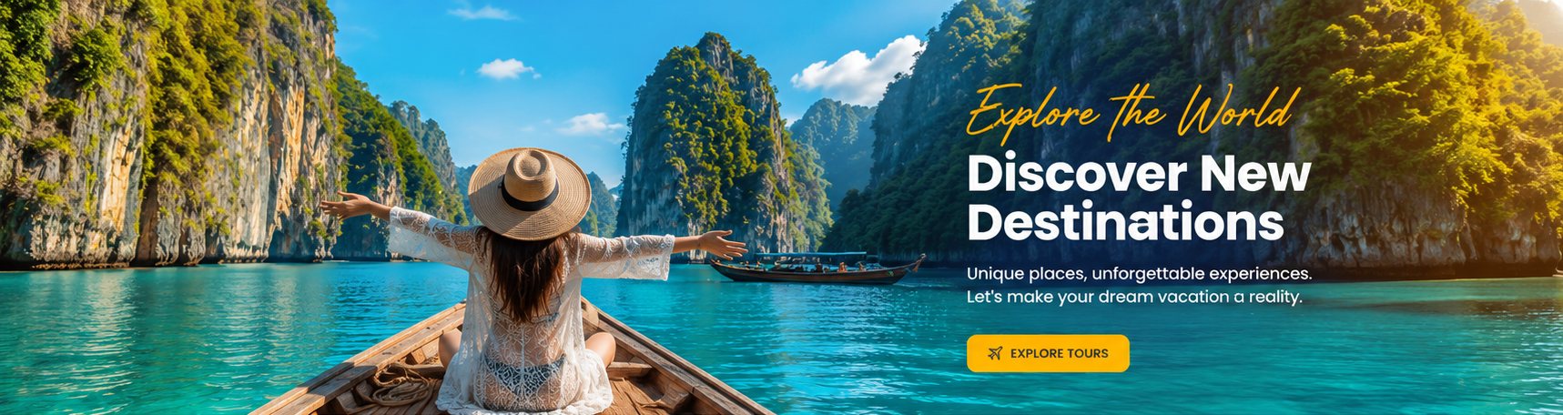 Traveler boating in thailand sea beach - WonderYatri